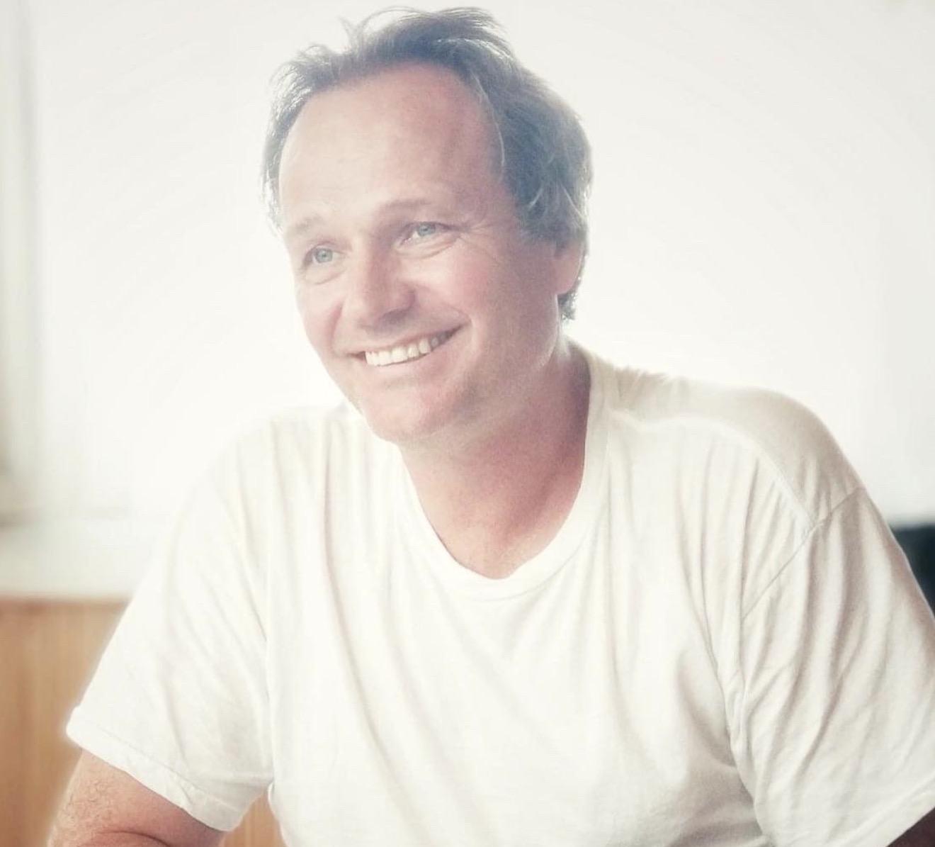 Warm portrait of Timothy smiling